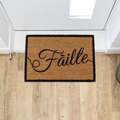 Failte Eco-Friendly Latex Backed Coir Entrance Doormat