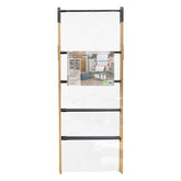 Bamboo Extendable 4 Tier Clothes Ladder