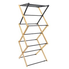 Bamboo Extendable 3 Tier Concertina Clothes Airer