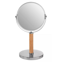 Cassini Iron And Rubberwood Table Mirror