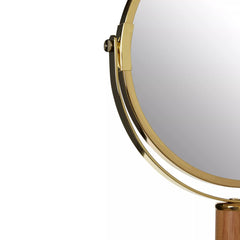 Cassini Gold Finish Iron Table Mirror