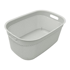 Droplette Ice Grey 33L Laundry Basket