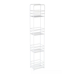 Dara 4 Tier White Rectangle Bathroom Storage Caddy