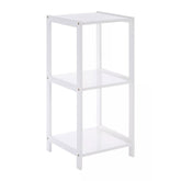 Dara 3 Tier White Rustic Bathroom Shelf