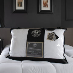 The Lyndon Company Luxe Goose Feather and Down Pillow - Medium Support