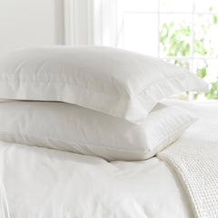 The Lyndon Company Mayfair White Cotton Sateen 800TC Housewife Pillowcase (Single)