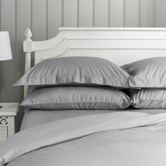 The Lyndon Company Mayfair Grey Cotton Sateen 800TC Housewife Pillowcase (Single)