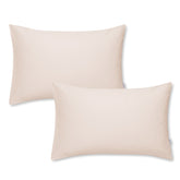 Bianca Natural 400TC 100% Cotton Sateen Houswife Pillowcase Pair