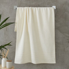Catherine Lansfield Zero Twist Cream Cotton 6 Piece Towel Bale Set