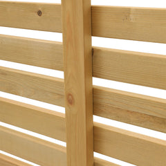 Wooden Slatted Garden Fence Gate 6 x 7ft
