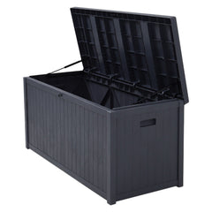 Grey Outdoor 430L PP Garden Storage Box