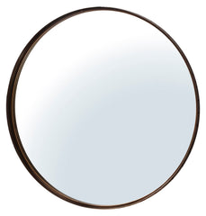 Greystoke Aged Bronze Round Mirror 8.3cm