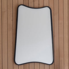 Kurva Black Rectangle Mirror