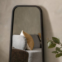 Kurva Black Leaner Mirror
