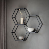 Heston Honeycomb Metal Wall Storage Unit