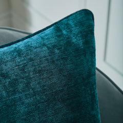 Hyperion Interiors Selene Rich Teal Cushion (55cm x 55cm)