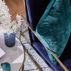 Hyperion Interiors Selene Rich Teal Cushion (55cm x 55cm)