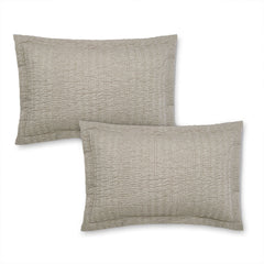 Pineapple Elephant Tamba Quilted Jersey Stripe Oxford Pillowcase Pair