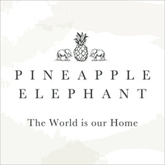 Pineapple Elephant Tamba Quilted Jersey Stripe Oxford Pillowcase Pair