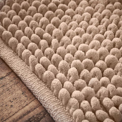 Bianca Aspen Natural Bobble Bath Mat