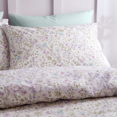 Bianca Ditsy Floral Lilac 200TC Cotton Reversible Duvet Set