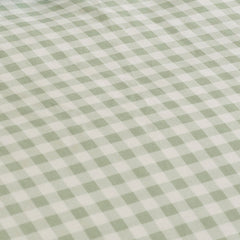 Catherine Lansfield Bamford Green Gingham Check Fitted Sheet