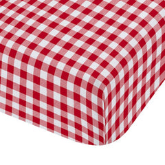 Catherine Lansfield Bamford Red Gingham Check Fitted Sheet