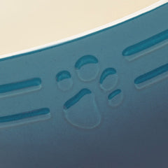 Scruffs Ombre Blue 2 Piece Dog Bowl Set