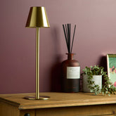 Diablo Rechargable Portal Brass Table Lamp