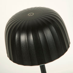 Black Pearl Sleek Rechargeable Portable Outdoor Table Lamp