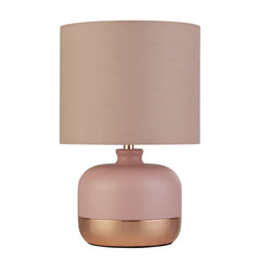Pink & Copper Table Lamp