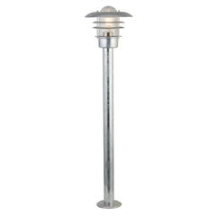 Galvanised Outdoor Lantern Post