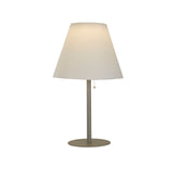 Silver Solar Pole Outdoor Table Lamp