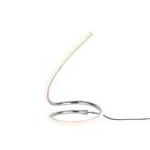 Contemporary Chrome LED Table Light