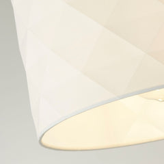 Geo White Light Shade
