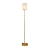 Flute Frosted Ribbed Acrylic Shade Floor Lamp