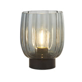 Eclipse Smoke Acrylic Battery Table Lamp