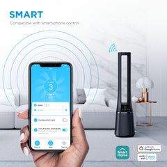 Midea 2-in-1 Bladeless Air Purifier Tower Fan