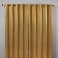 Ambiance Ochre Thermal Eyelet Curtains