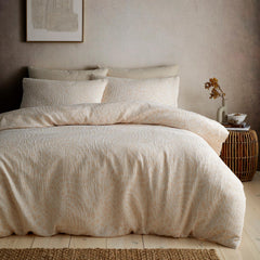 Fossil Natural Textured Jacquard Duvet Set