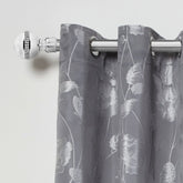 Chrome Bling Diamond Extendable Curtain Pole