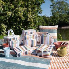 Country Living Outdoor Woven Striped Cushion