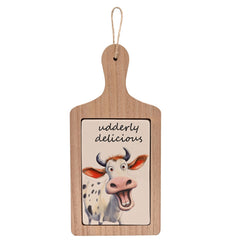 The Funny Farm Serving Board Udderly Delicious