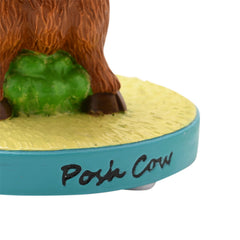 The Funny Farm Highland Cow Figurine Posh Cow