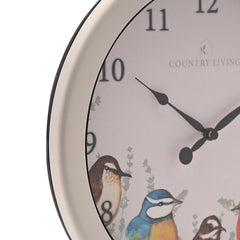 Garden Birds Outdoor Clock (21.5cm)