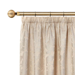 Antique Brass Ball Extendable Heavy Duty Curtain Pole