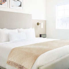 Darcy Natural Chenille Throw