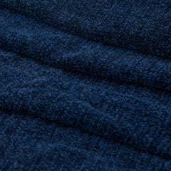 Darcy Navy Blue Chenille Throw