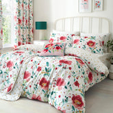 Abstract Poppy Red Reversible Duvet Set