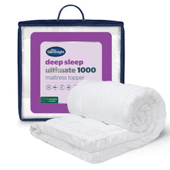 Silentnight White Deep Sleep Ultimate 1000 Mattress Topper